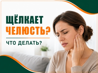 Щелкает и хрустит челюсть?